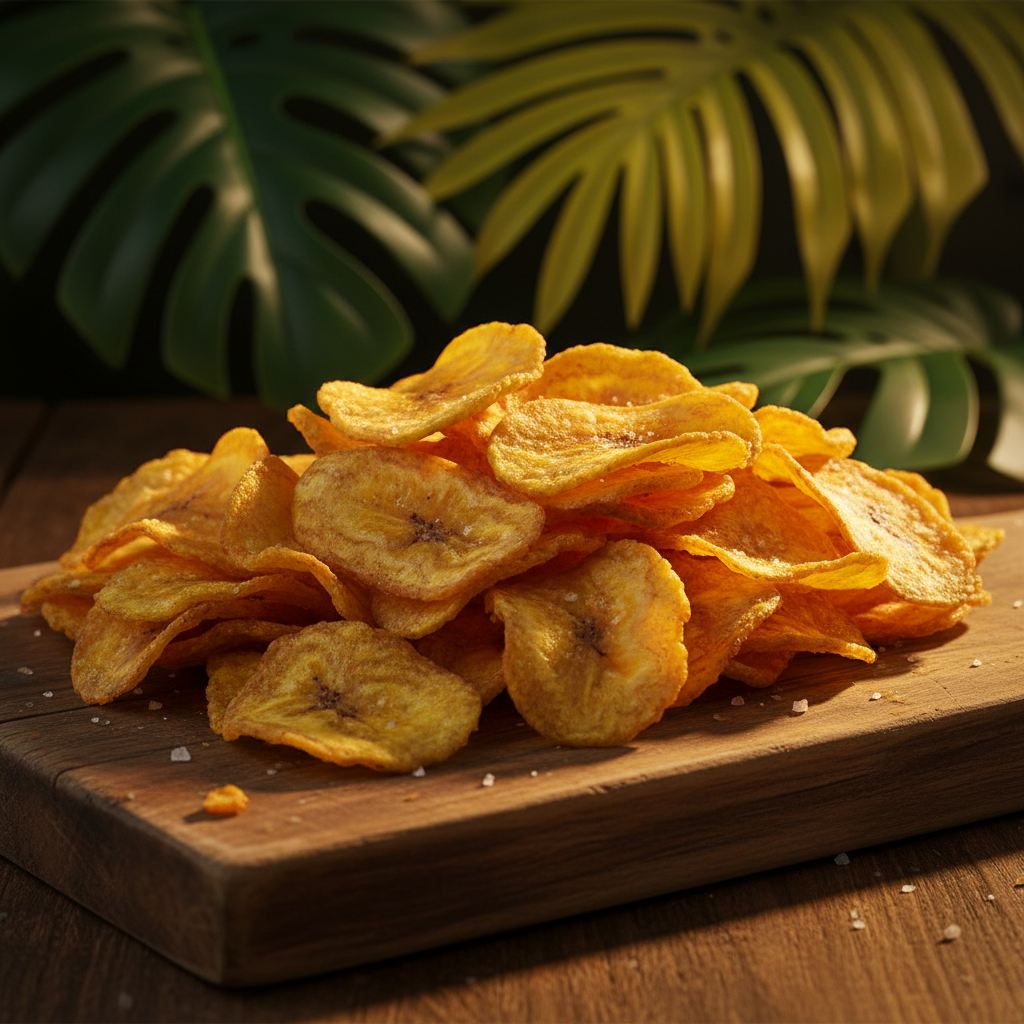 Papita Haitian plantain chips packaging